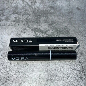 MOIRA VOLUME & LIFTING MASCARA ONE TUBE BRAND‎ NEW IN BOX SHADE BLACK 02
